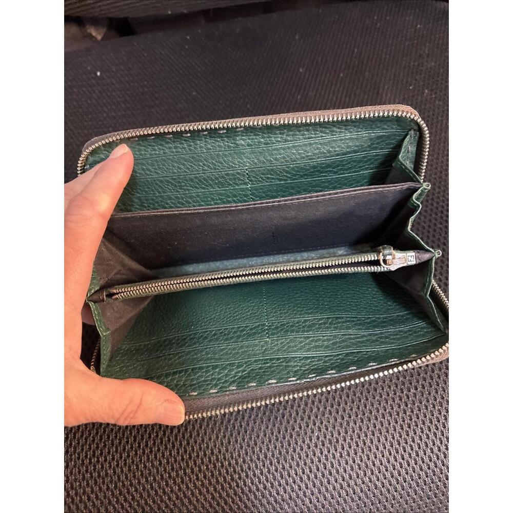 Fendi Selleria Gray Long Wallet - Picture 6 of 8